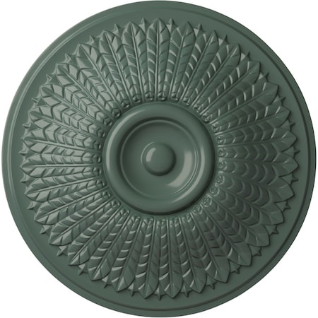 Ekena Millwork Modena Ceiling Medallion (Fits Canopies up to 5 1/4"), Hand-Painted Cloud Burst, 23 1/2"OD x 3 1/2"P CM23MOCBF